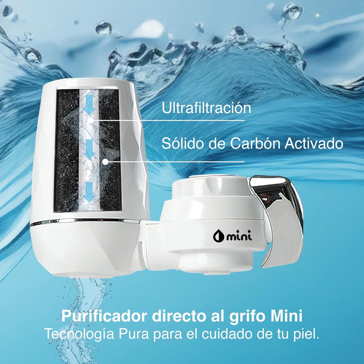 Filtro purificador agua potable