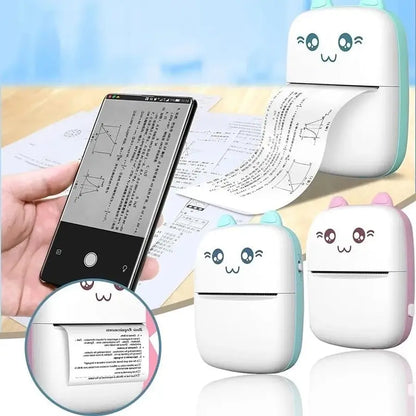 Mini impresora portatil gatito