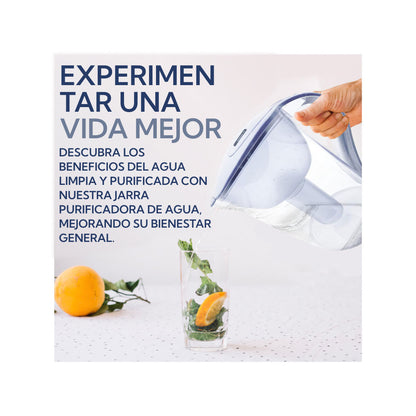 Jarra purificadora Bianca Home azul 2.4L