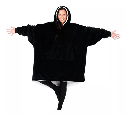 Polerones felpa con capucha manta polar talla única